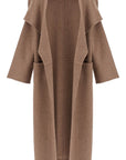 Toteme - Beige Wool And Cashmere Kimono Coat