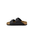 Birkenstock Arizona Buckle Bow Leather Sandals Black - Princess Attitude