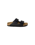 Birkenstock Arizona Buckle Bow Leather Sandals Black - Princess Attitude