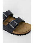 Birkenstock Arizona Oiled Leather Sandal Black - Princess Attitude