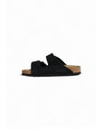 Birkenstock Arizona Soft Footbed Suede Sandal Black - Princess Attitude