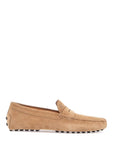 Tod'S - Bisquit Leather Moccasin With Rubber Sole