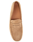 Tod'S - Bisquit Leather Moccasin With Rubber Sole