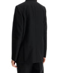 Toteme - Black Double-Breasted Loose Blazer