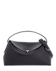 Toteme - Black Leather T-Lock Handbag With Adjustable Strap