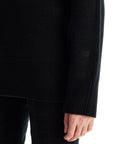 Toteme - Black Rws Wool And Cashmere Turtleneck Sweater