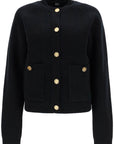 Toteme - Black Rws Wool Cardigan With Golden Buttons