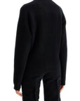 Toteme - Black Rws Wool Cardigan With Golden Buttons