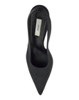 Toteme - Black Satin Slingbacks With Stiletto Heel