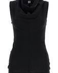 Toteme - Black Wool Cowl Neck Top