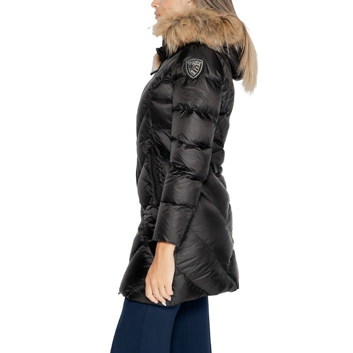 Blauer Althea Removable Fur Long Down Jacket Black - Princess Attitude