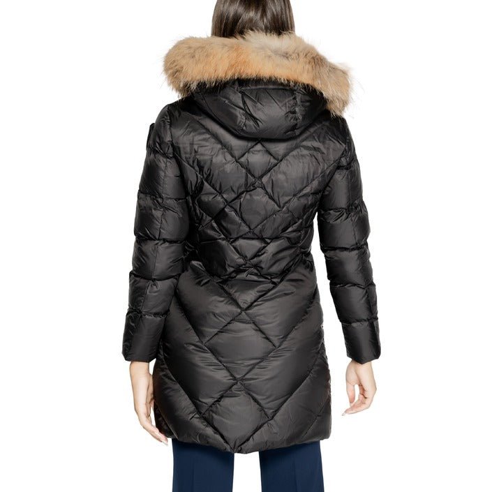 Blauer Althea Removable Fur Long Down Jacket Black - Princess Attitude