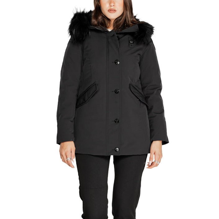 Blauer Blouson Down Padded Quilted Jacket Black - Princess Attitude