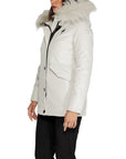 Blauer Feather Padded Blouson Quilted Jacket White - Princess Attitude