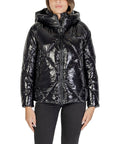 Blauer June Diamond Quilted Down Hooded Jacket Black - Princess Attitude