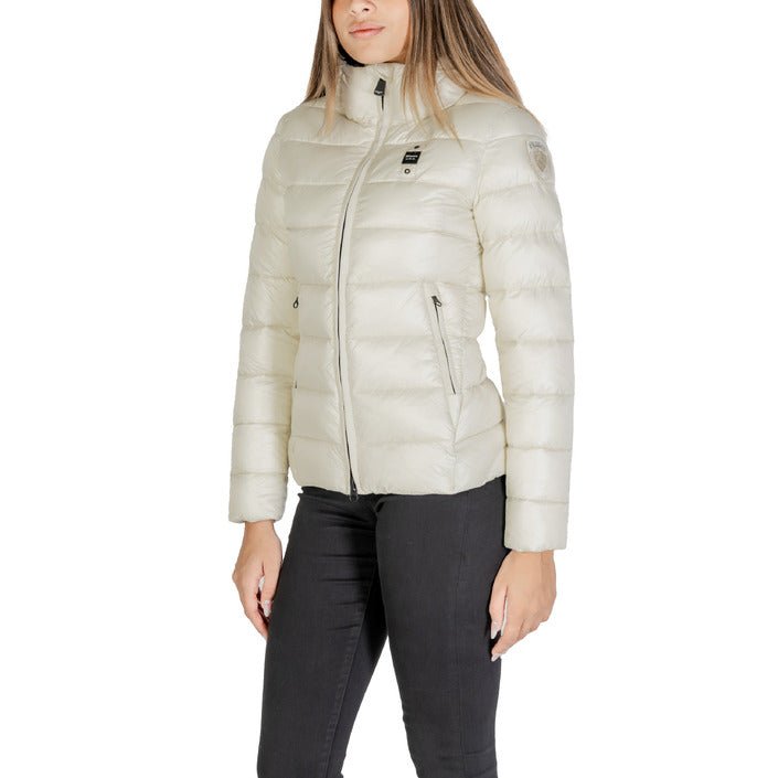 Blauer Kimberly Padded Down Turtlenck Jacket White - Princess Attitude