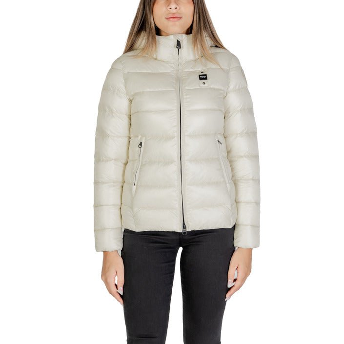 Blauer Kimberly Padded Down Turtlenck Jacket White - Princess Attitude