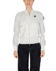 Blauer Logo Patch Zip Fastening Jacket White - Princess Attitude