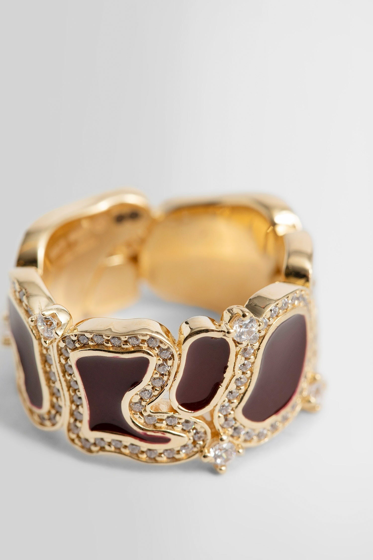 Bottega Veneta - Cubic Zirconia Lava Ring - Princess Attitude