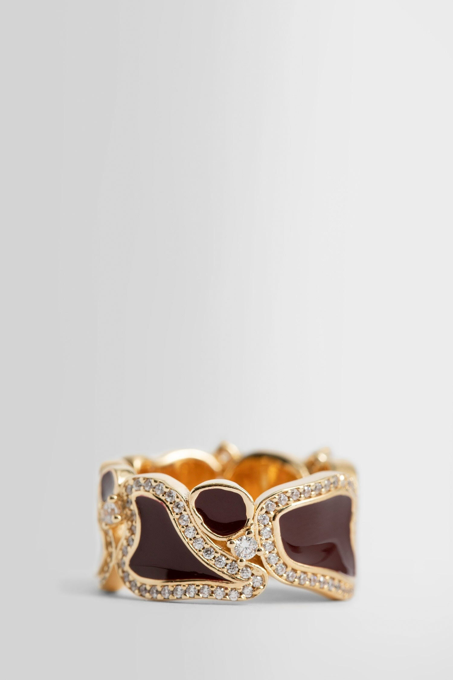 Bottega Veneta - Cubic Zirconia Lava Ring - Princess Attitude