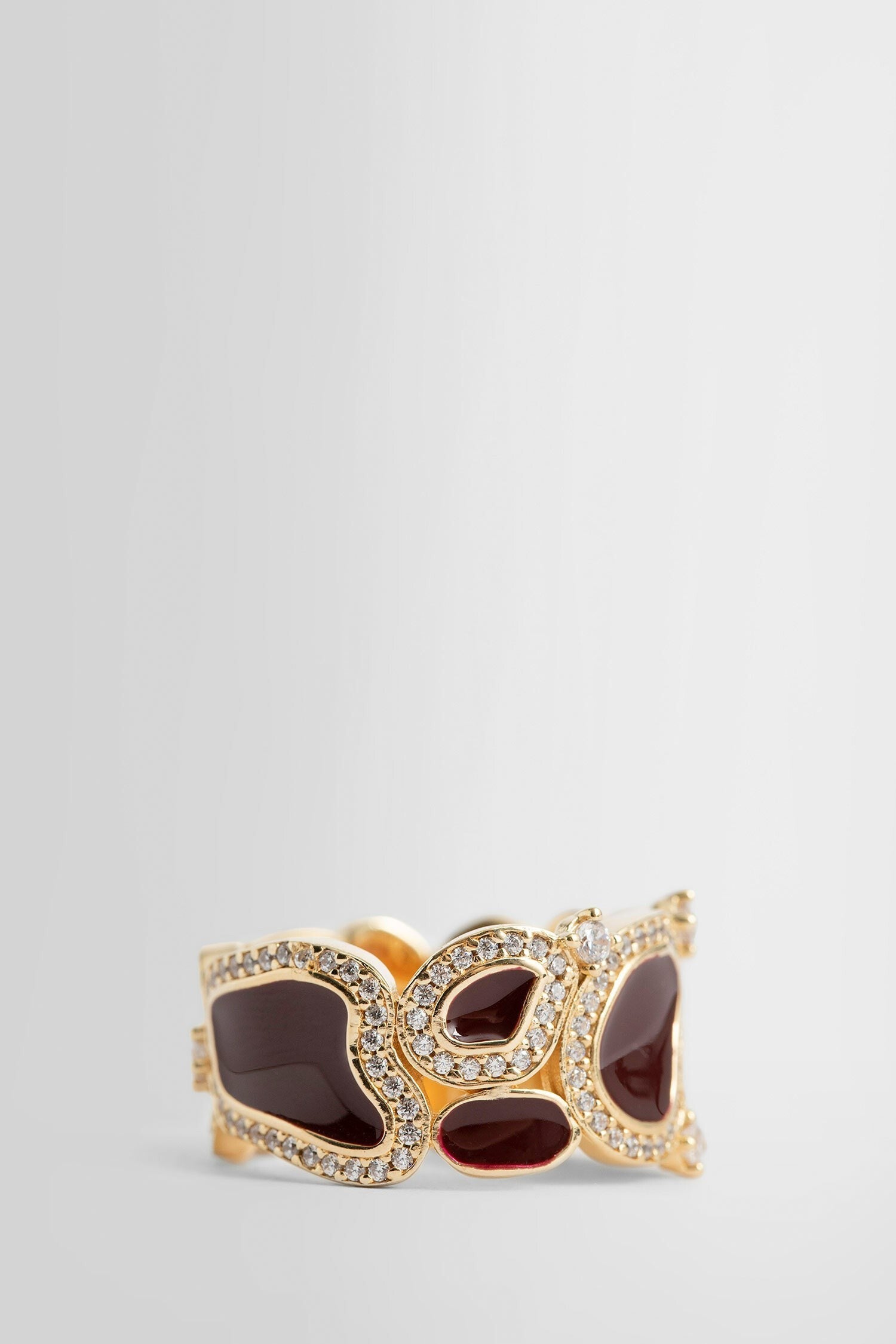 Bottega Veneta - Cubic Zirconia Lava Ring - Princess Attitude