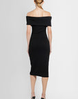 Bottega Veneta - Off - The - Shoulders Midi Dress - Princess Attitude