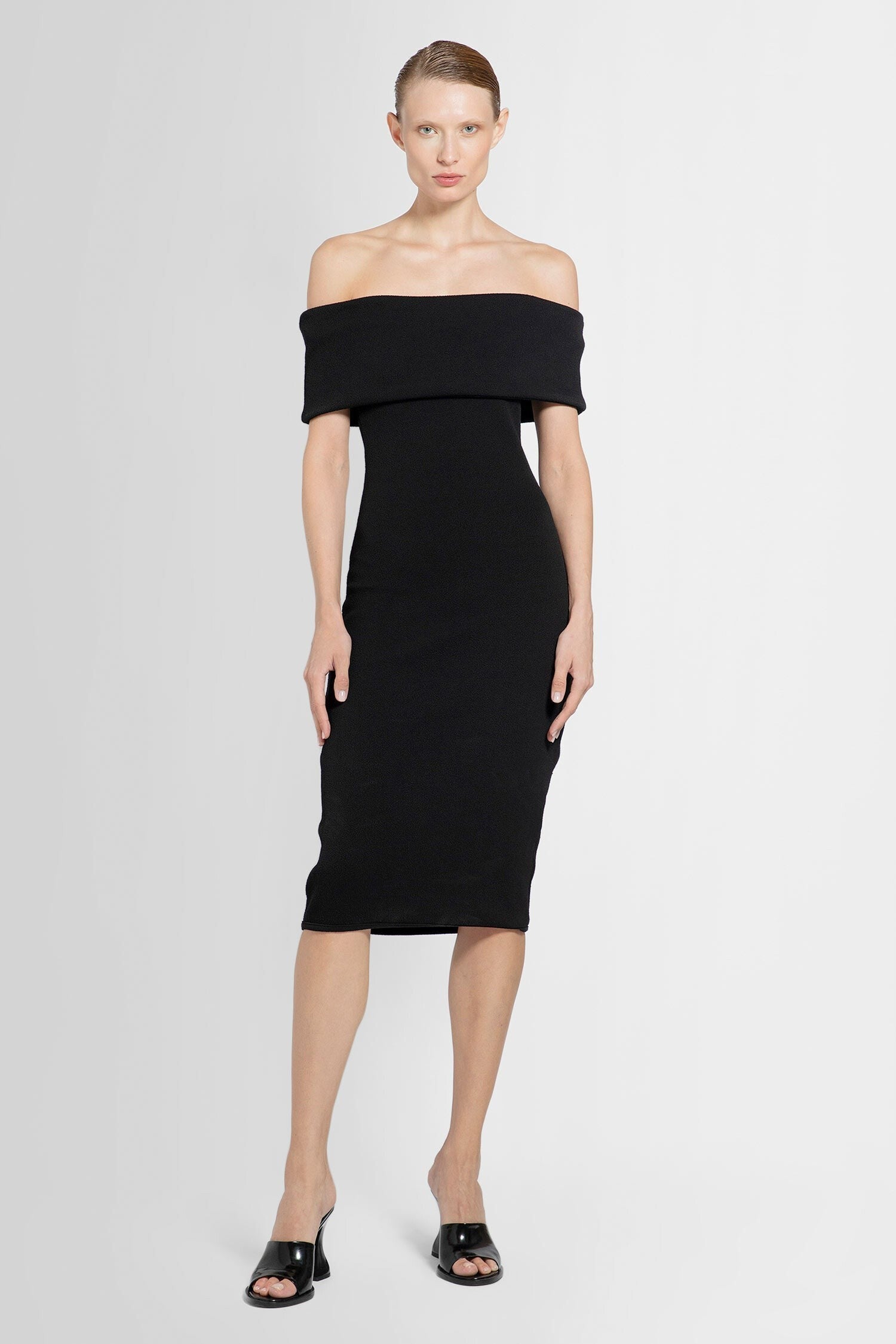 Bottega Veneta - Off - The - Shoulders Midi Dress - Princess Attitude