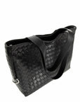 Bottega Veneta - Small Intrecciato Zipped Tote Bag - Princess Attitude