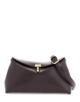 Toteme - Brown Calfskin T-Lock Clutch With Adjustable Strap