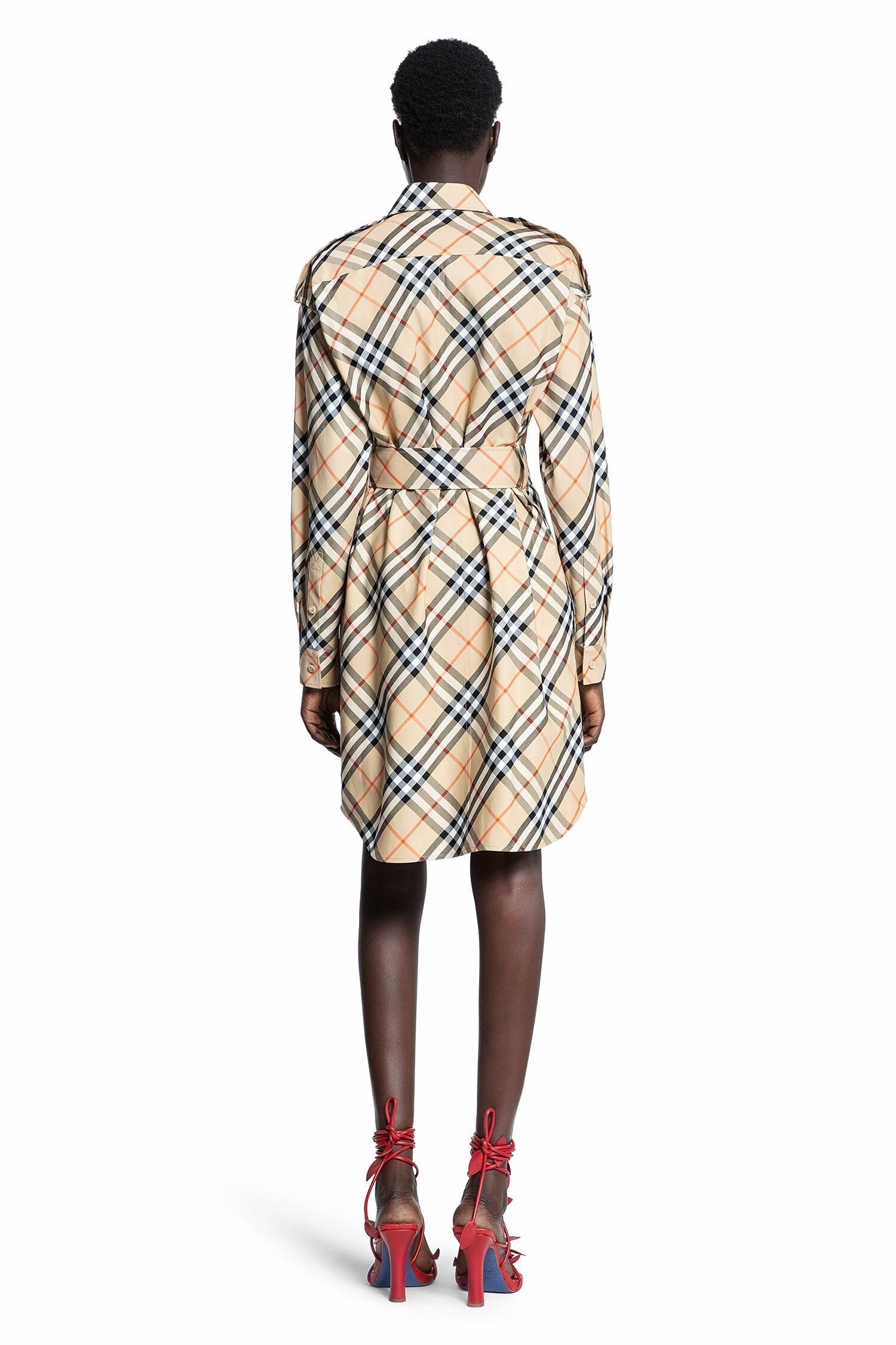 Burberry - Check Cotton Shirt Dress - Princess Attitude