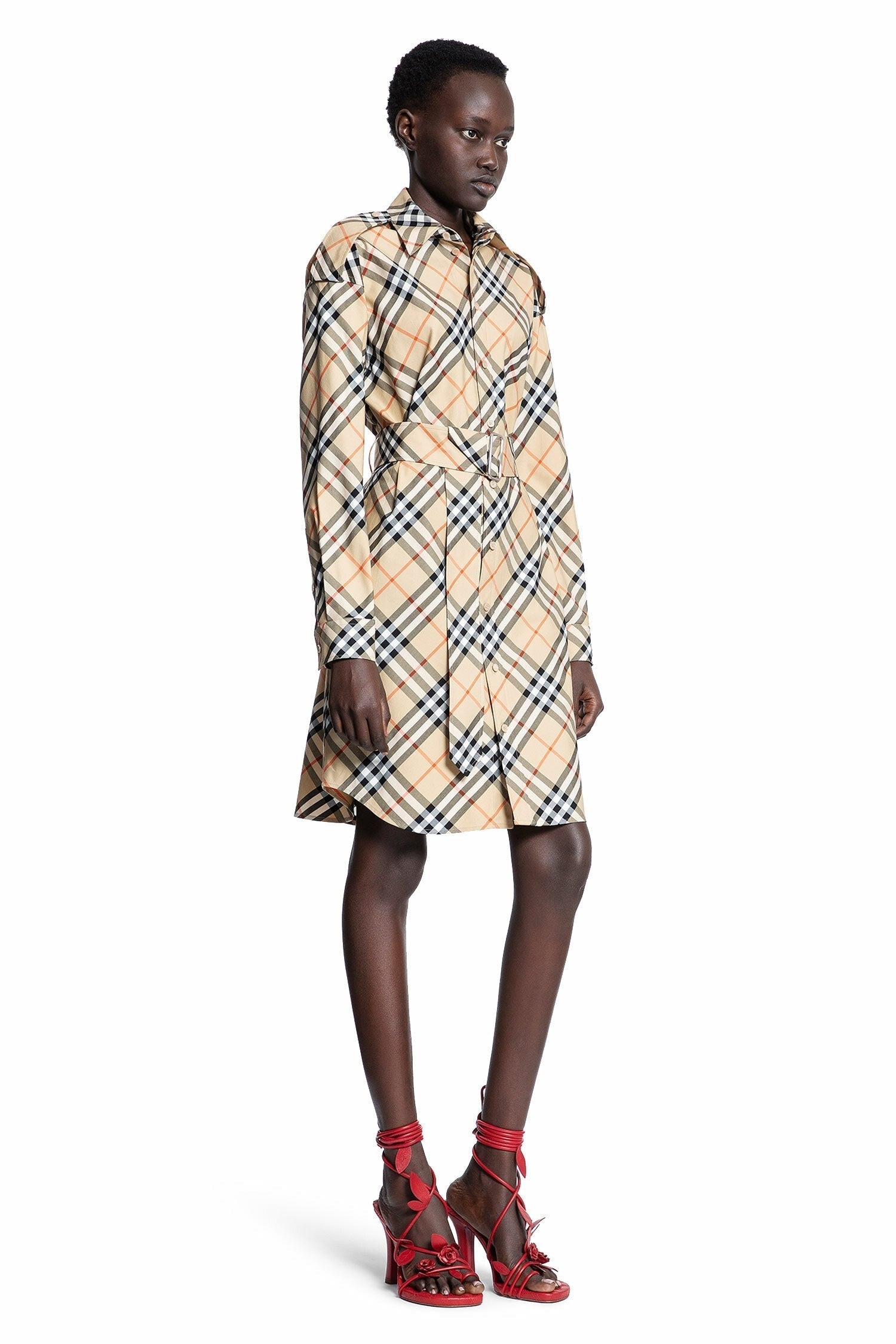 Burberry - Check Cotton Shirt Dress - Princess Attitude