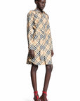 Burberry - Check Cotton Shirt Dress - Princess Attitude