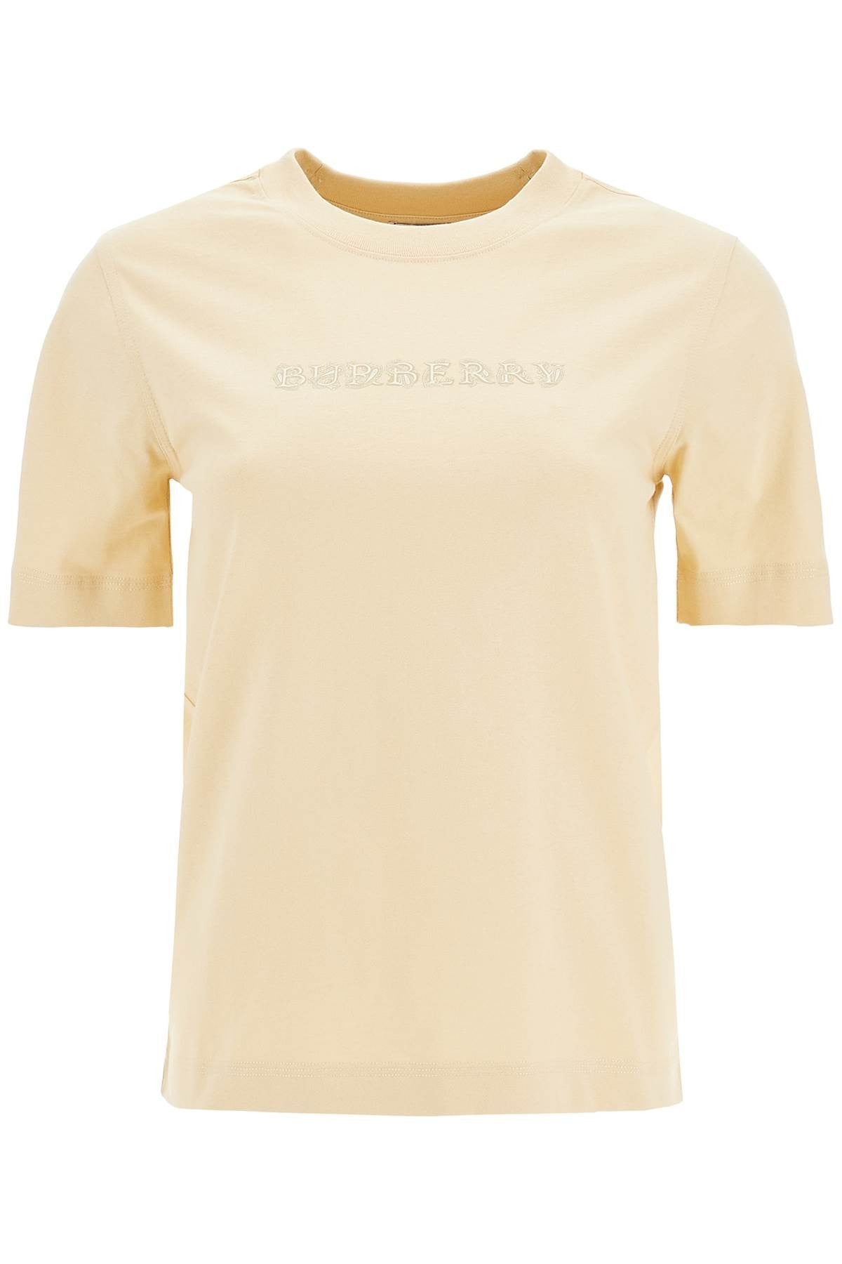 Burberry - Cotton T-Shirt With Paisley Logo - Princess Attitude