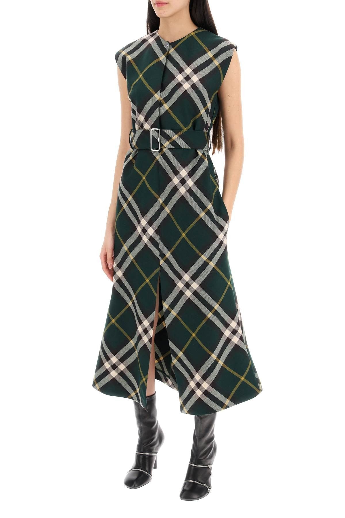 Burberry - Ered Wool Midi Dress - Princess Attitude