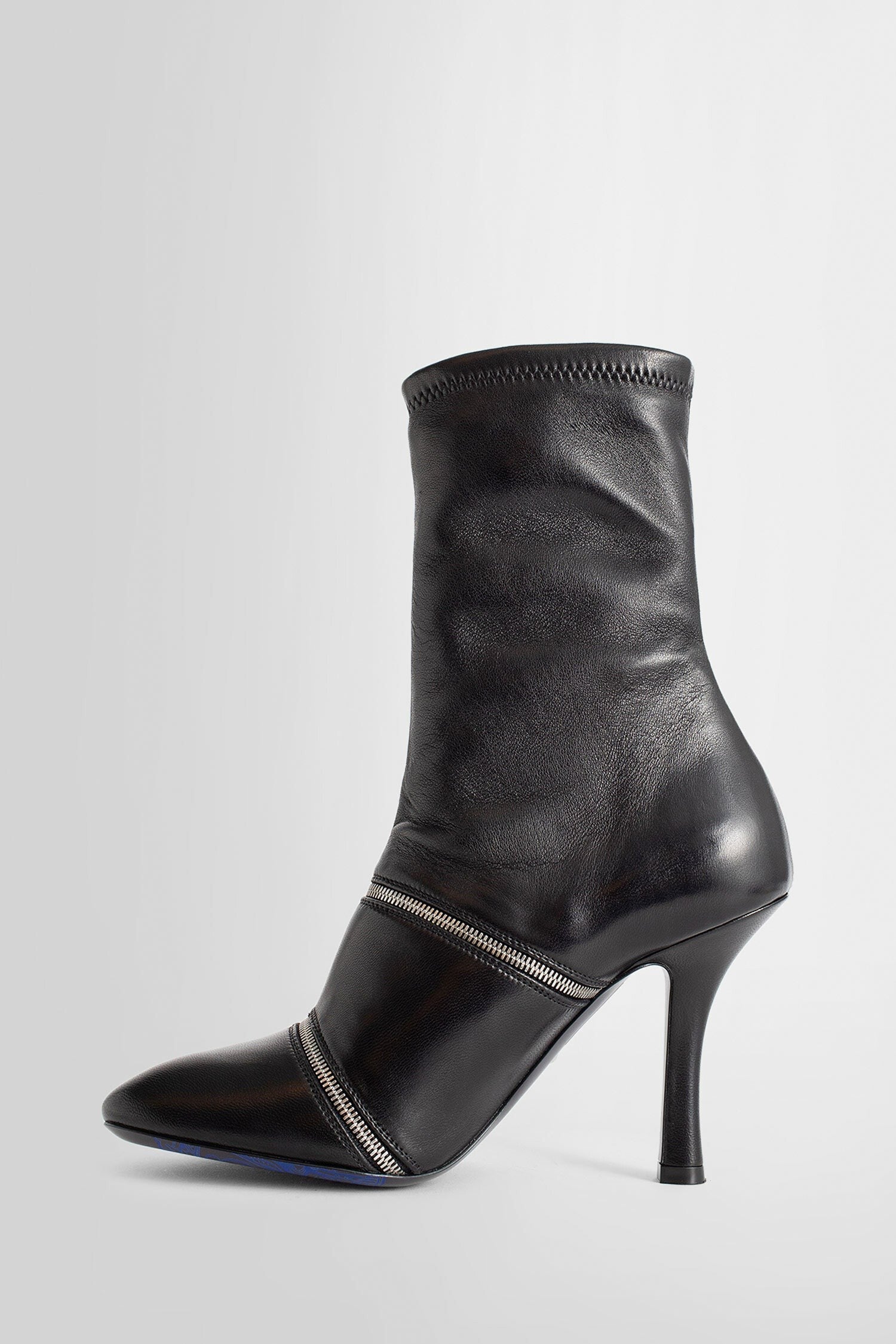 Burberry - Leather Peep Boots - Princess Attitude