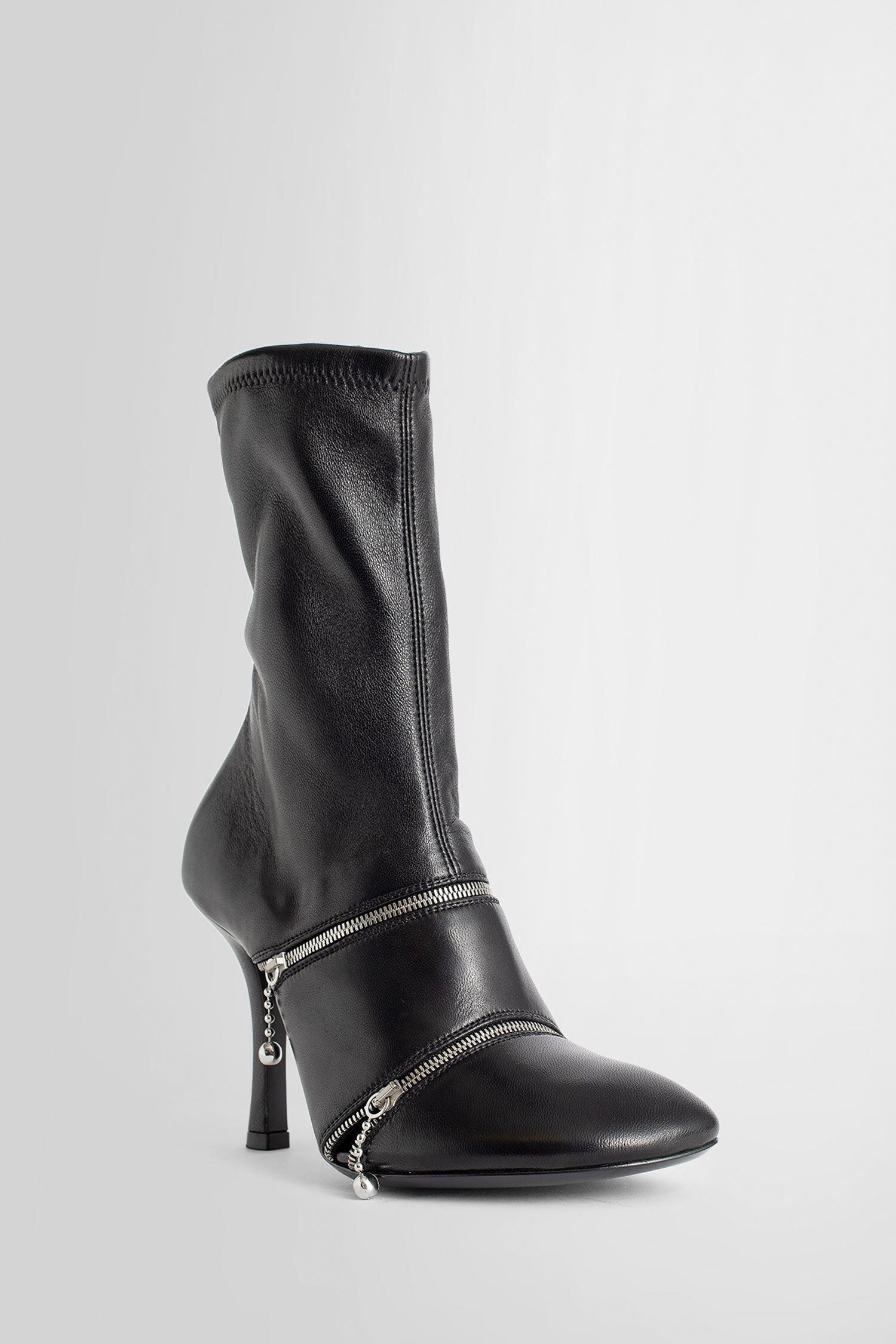 Burberry - Leather Peep Boots - Princess Attitude