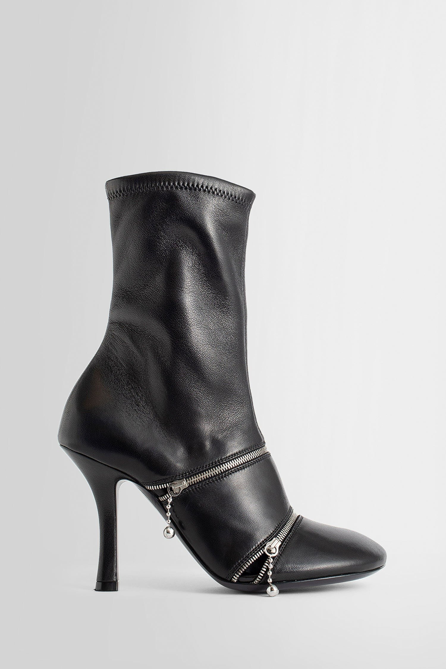 Burberry - Leather Peep Boots - Princess Attitude