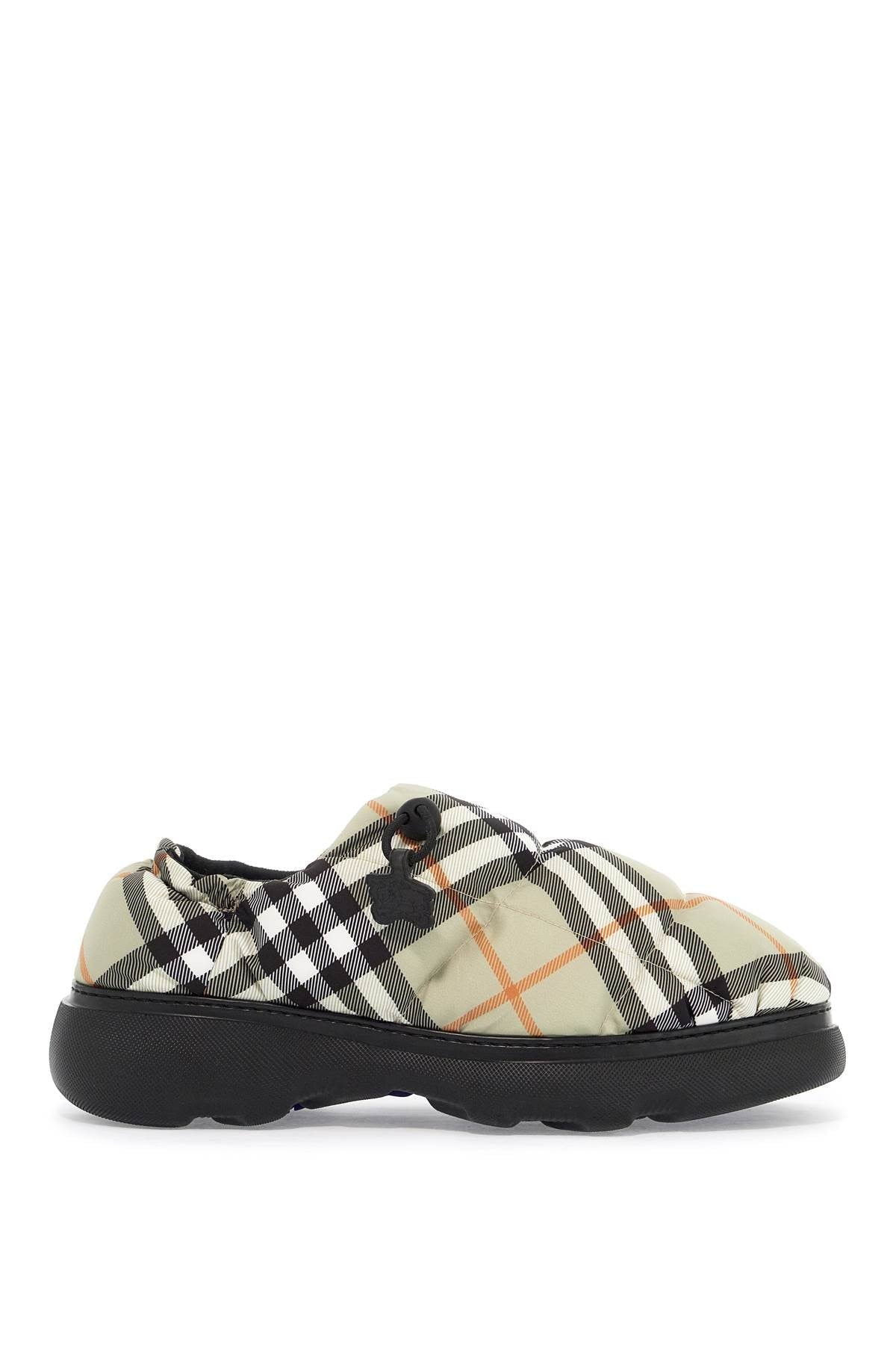 Burberry - Nylon Check Mules Pillow For - Princess Attitude