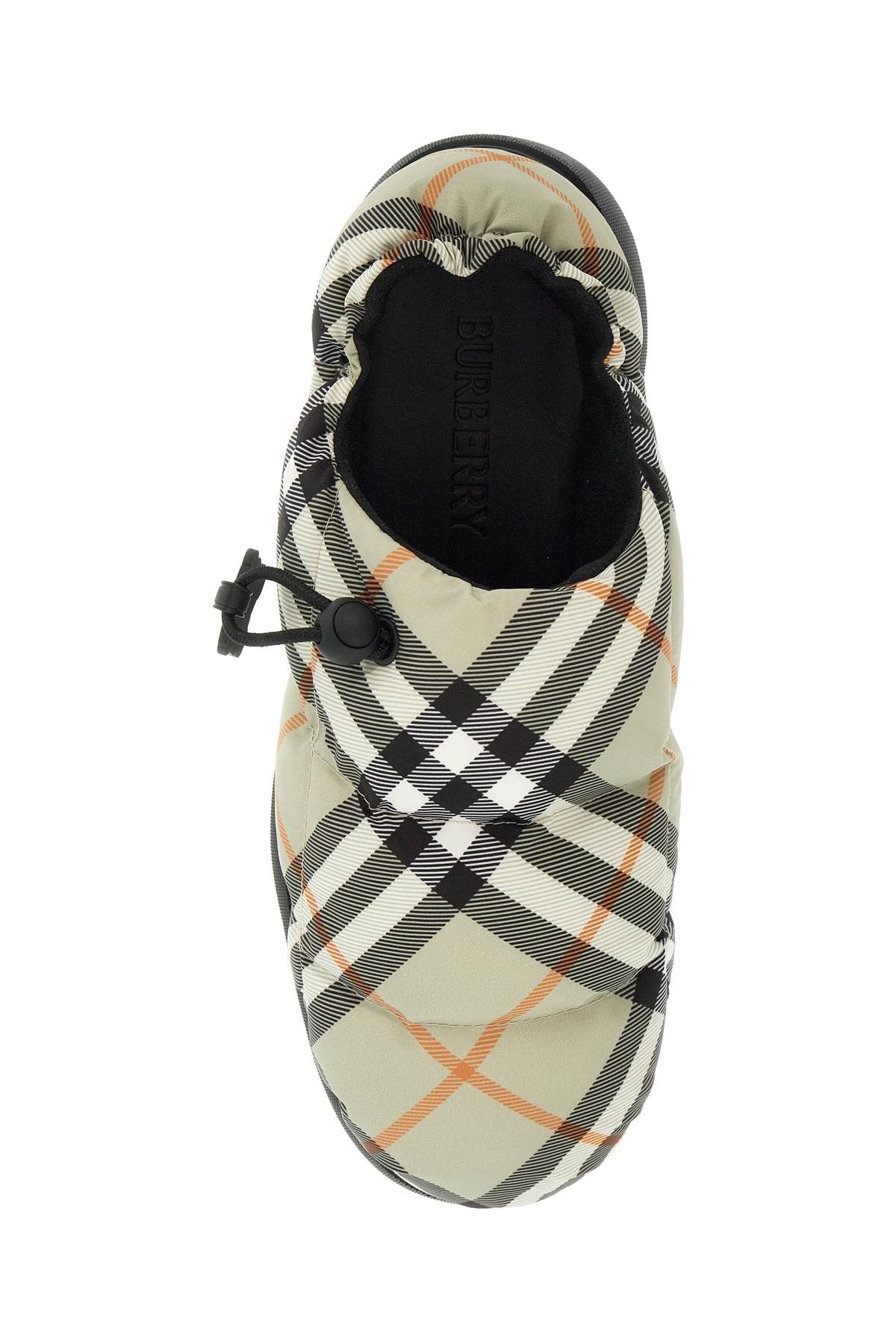 Burberry - Nylon Check Mules Pillow For - Princess Attitude