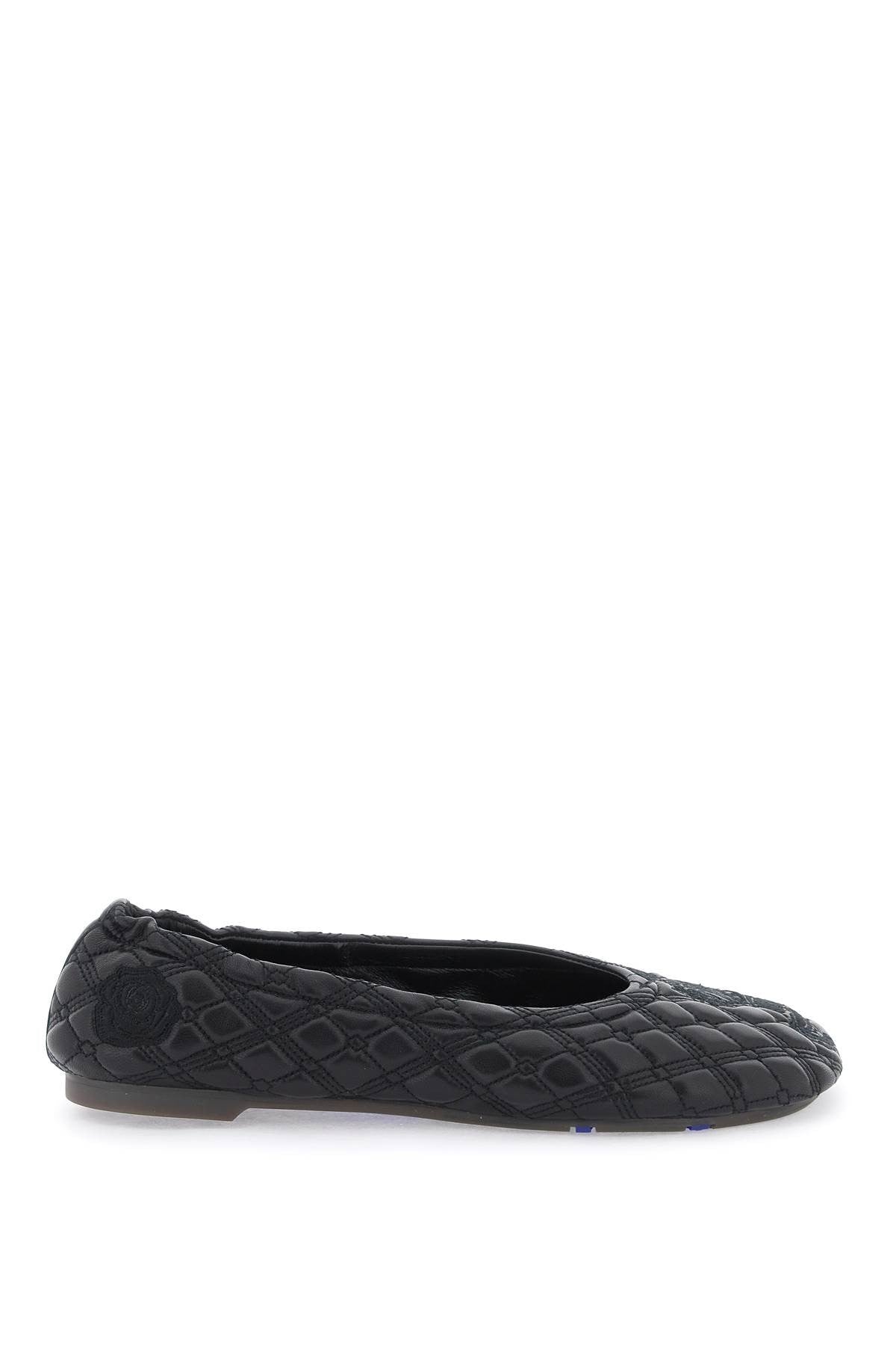 Burberry - Quilted Leather Sadler Ballet Flats - Princess Attitude