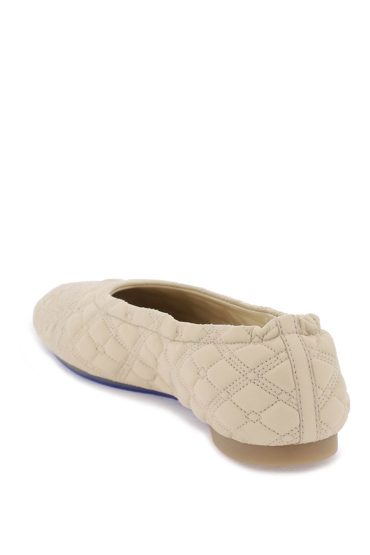 Burberry - Quilted Leather Sadler Ballet Flats - Princess Attitude