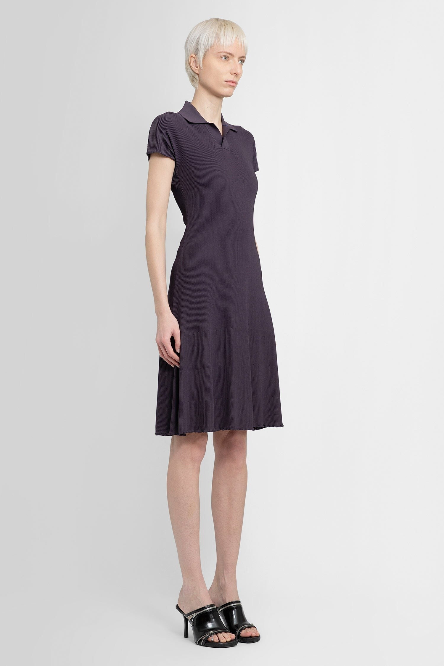 Burberry - Ribbed Stretch Viscose Midi Dress - Princess Attitude