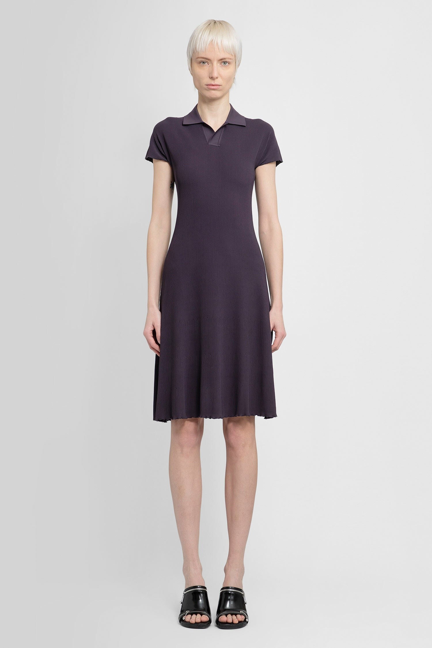 Burberry - Ribbed Stretch Viscose Midi Dress - Princess Attitude