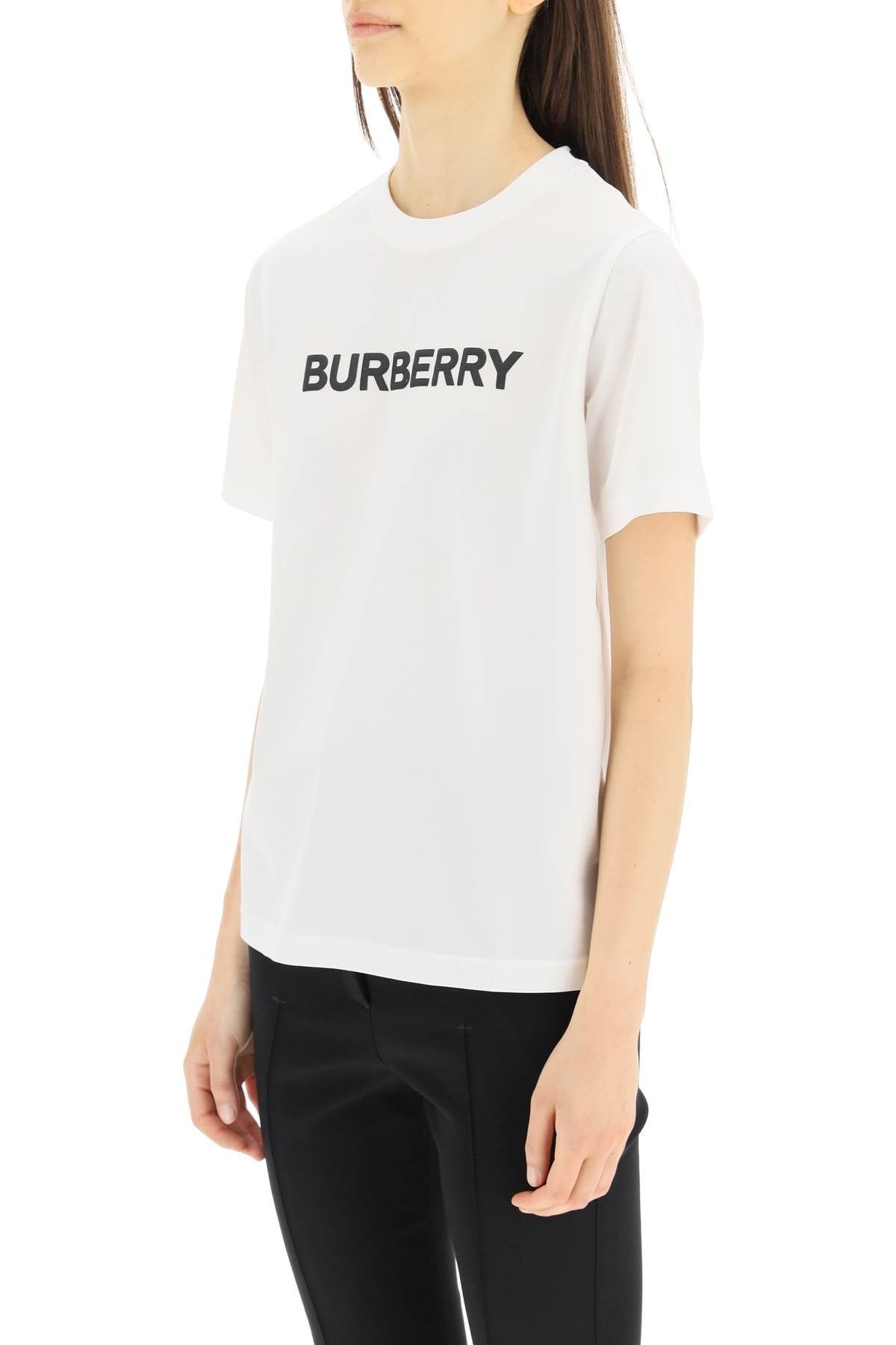 Burberry - T-Shirt With Logo Print - Princess Attitude