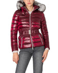 No Zone Short Quilted Puffer Down Jacket Bordeaux