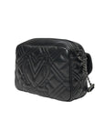 Love Moschino Diamond Quilted Crossbody Bag Black