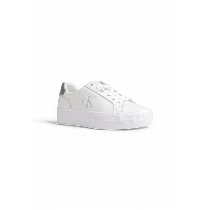 Calvin Klein Classic Chunky Cupsole Sneakers Silver - Princess Attitude