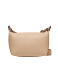 Calvin Klein Faux Leather Logo Shoulder Strap Bag Beige - Princess Attitude