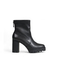 Calvin Klein Faux Leather Rear Zip Platform Heeled Boots - Princess Attitude