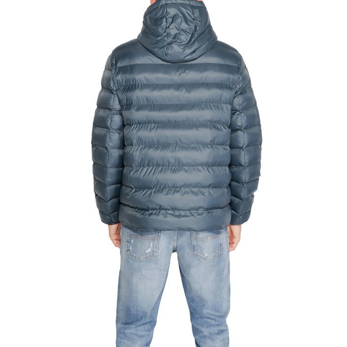 Calvin Klein Hooded And Quilted Packable Jacket Blue - Princess Attitude